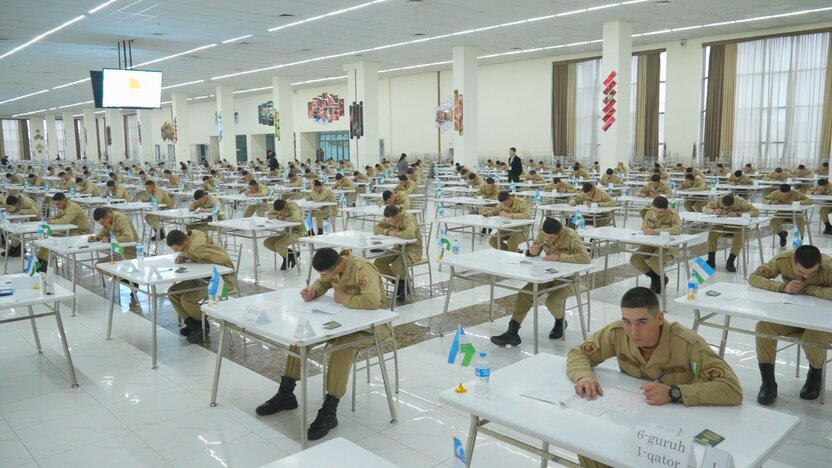 Muddatli harbiy xizmatchilar test sinovlaridan o‘tmoqdalar