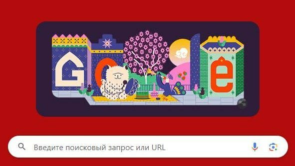 Google Navro‘z bayrami sharafiga qidiruv sahifasi logotipini o‘zgartirdi