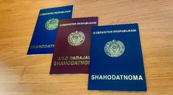 Bitiruvchilarga 6 turdagi shahodatnoma beriladi