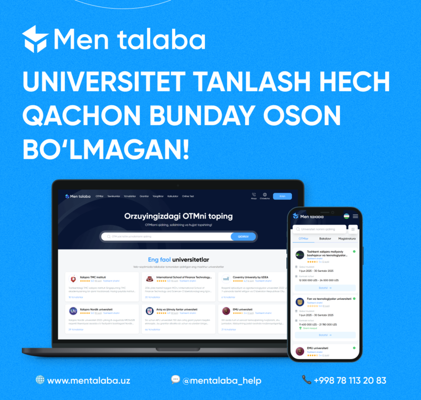 Nega aynan Mentalaba.uz orqali hujjat topshirish kerak?