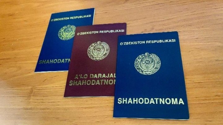 Bitiruvchilarga 6 turdagi shahodatnoma beriladi