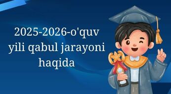 Oliy ta’limda qabul va o‘qishni ko‘chirish tartibi o‘zgardi