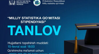 Talabalar uchun yangi imkoniyat: Milliy statistika qo‘mitasi stipendiyasi kimlarga beriladi?