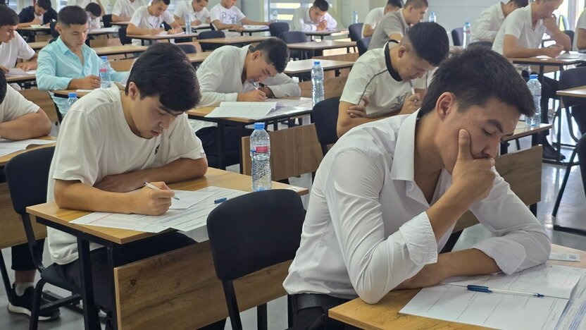 Harbiy oliy ta’lim muassasasiga qabul test sinovlari o‘tkazildi