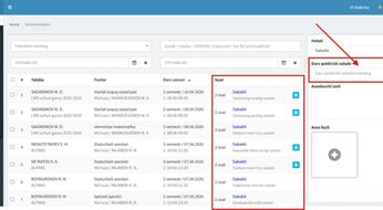 Talabalarning davomatini sababli qilish funksiyasi oʻzgardi