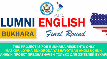 Alumni English Project in Bukhara : AQShning Toshkentdagi elchixonasi tomonidan ingliz tilini bepul o‘rganish imkoniyati