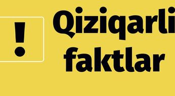 Eng qiziqarli 10 ta fakt