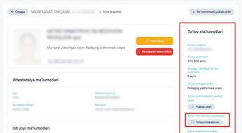 Bugun, 9-mart attestatsiyada ishtirok etish uchun to‘lov qilishning oxirgi kuni!
