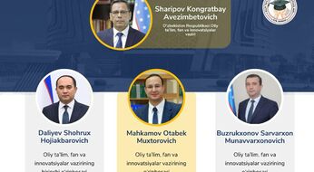 Oliy ta’lim, fan va innovatsiyalar vazirligi rahbariyati