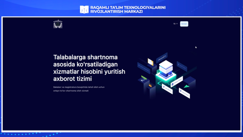Talabalar ijara to‘lovlarini bir qismini qoplab berish bo‘yicha har oyning 7-sanasiga qadar onlayn ariza berishlari kerak